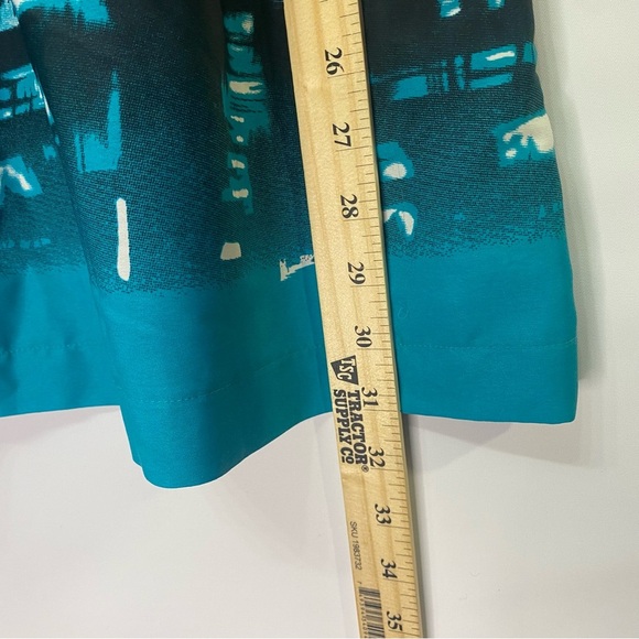 Abstract Artsy Maternity Momcore Top M Short Sleeve Cool 1/4 Front Zipper - Picture 7 of 14